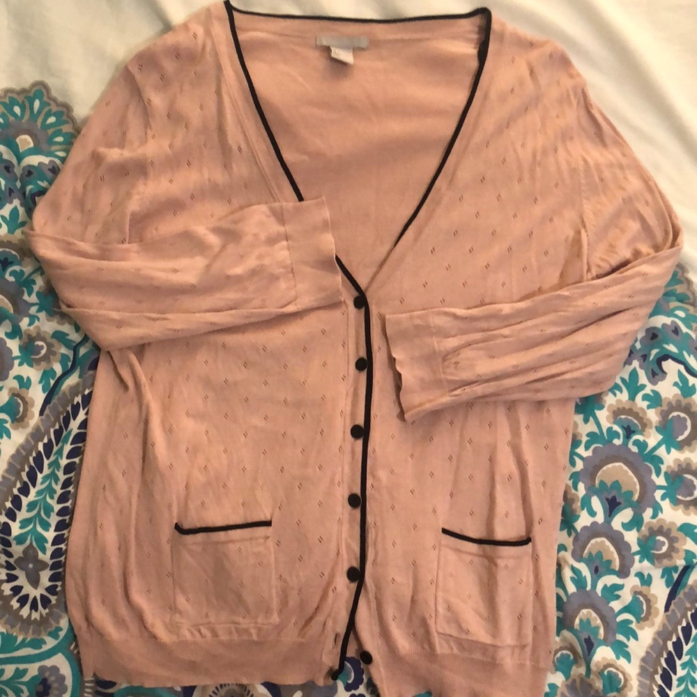 H&M Light Pink Cardigan